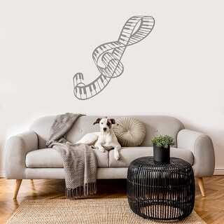 Music Note Wall Decal Treble Clef Vinyl Sticker. - Bed Bath & Beyond ...