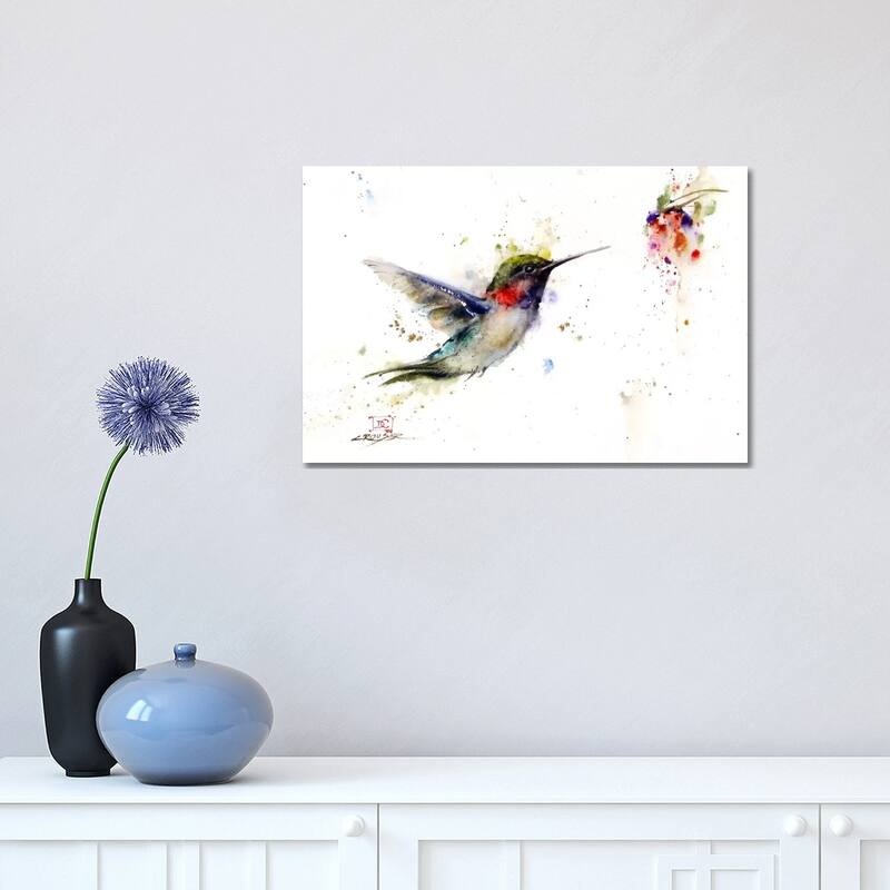 iCanvas "Colibri in the Moment" by Dean Crouser Canvas Print - 12x18x1.5
