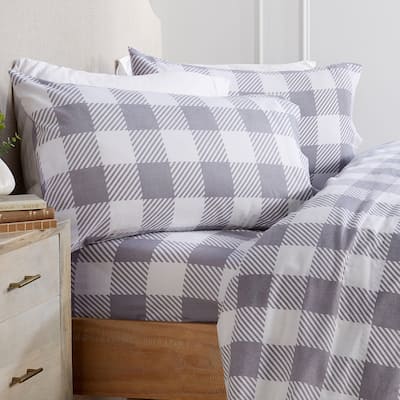 Market & Place Cotton Flannel Novelty Printed Sheet Set