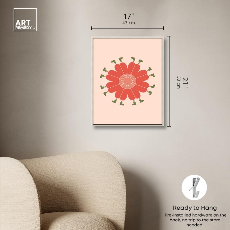 Walk in Floral Canvas by Art Remedy