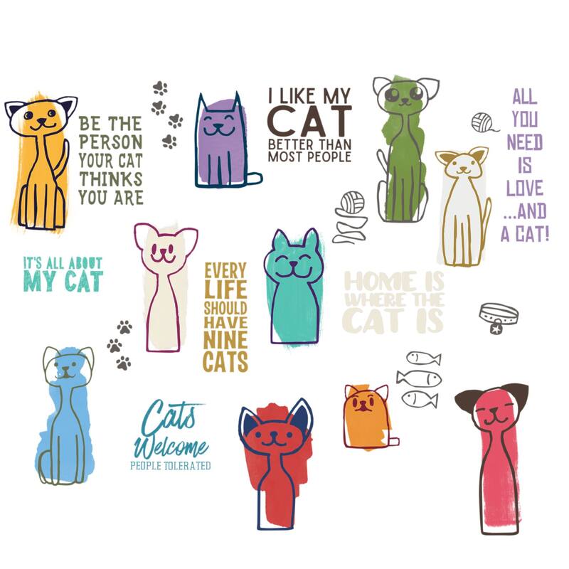 Tervis Cat Sayings Made in USA Double Walled Insulated Travel Tumbler, Classic - 24oz Venture Lite Water Bottle