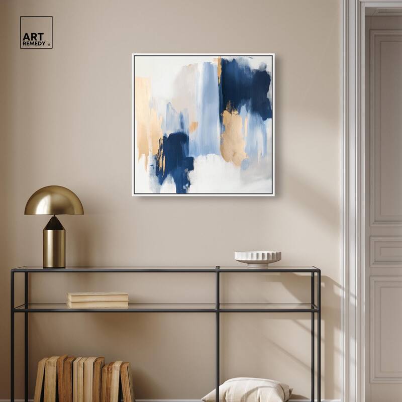 Tranquil Blue Depths I Canvas by Art Remedy