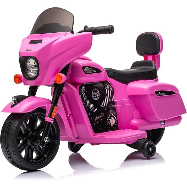 slide 2 of 45, Electric Ride-On Motorcycle for Kids - 6V Dirt Bike with USB, AUX, Music, and Headlight - Perfect for Toddlers Ages 1-3 Pink