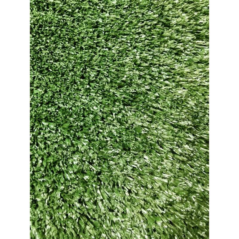 3ft x 32ft Premium Artificial Turf Mat with Drainage Holes, Thick Fake Grass with Rubber Backing(Grass height 0.6 inches/1.5cm)