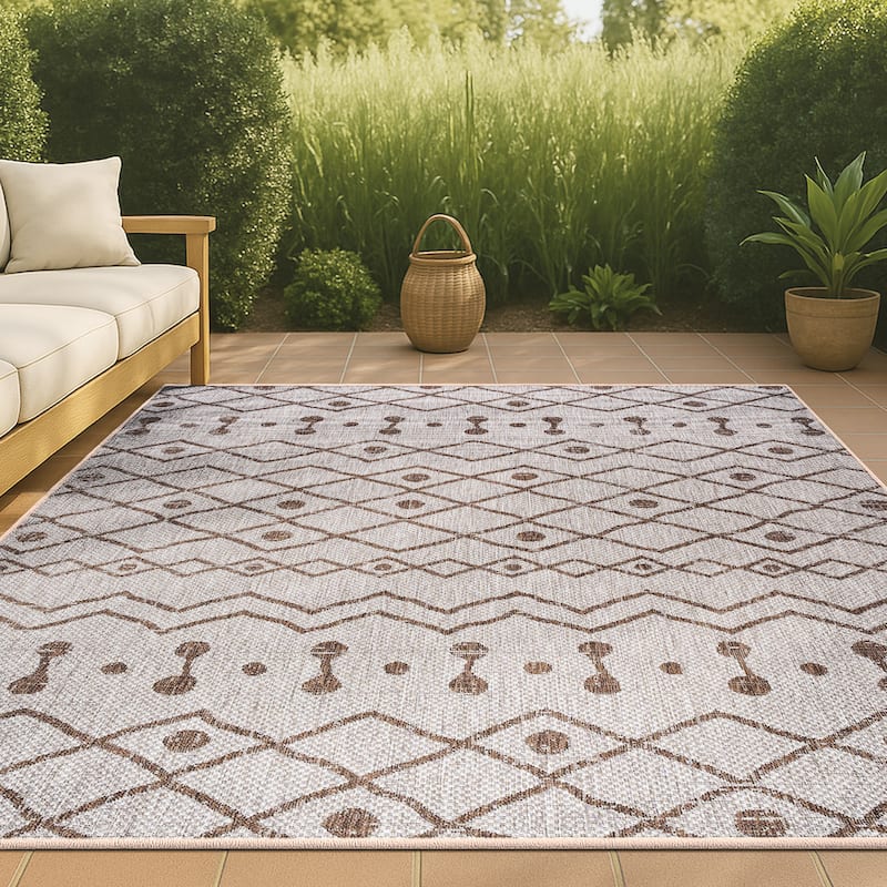JONATHAN Y Tokay Tribal Bohemian Indoor/Outdoor Area Rug