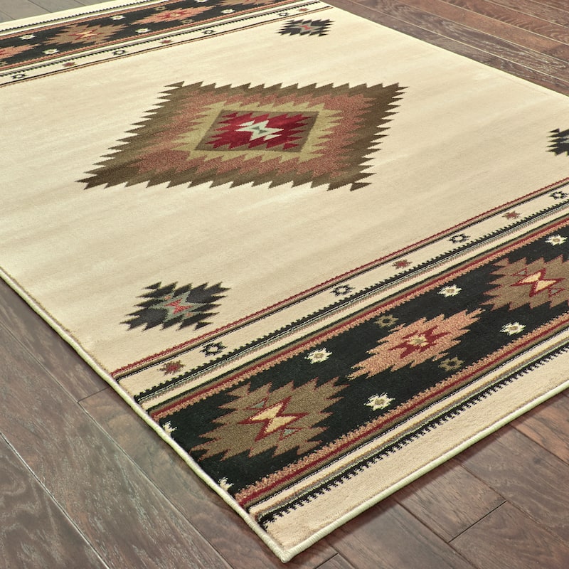 Style Haven Allegheny Southwestern Area Rug--