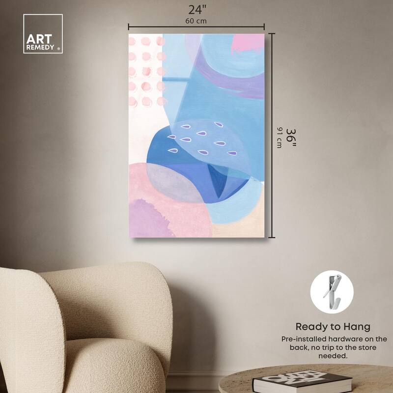 Doll Memories - Pretty Blue II Acrylic by Art Remedy, Ready to Hang