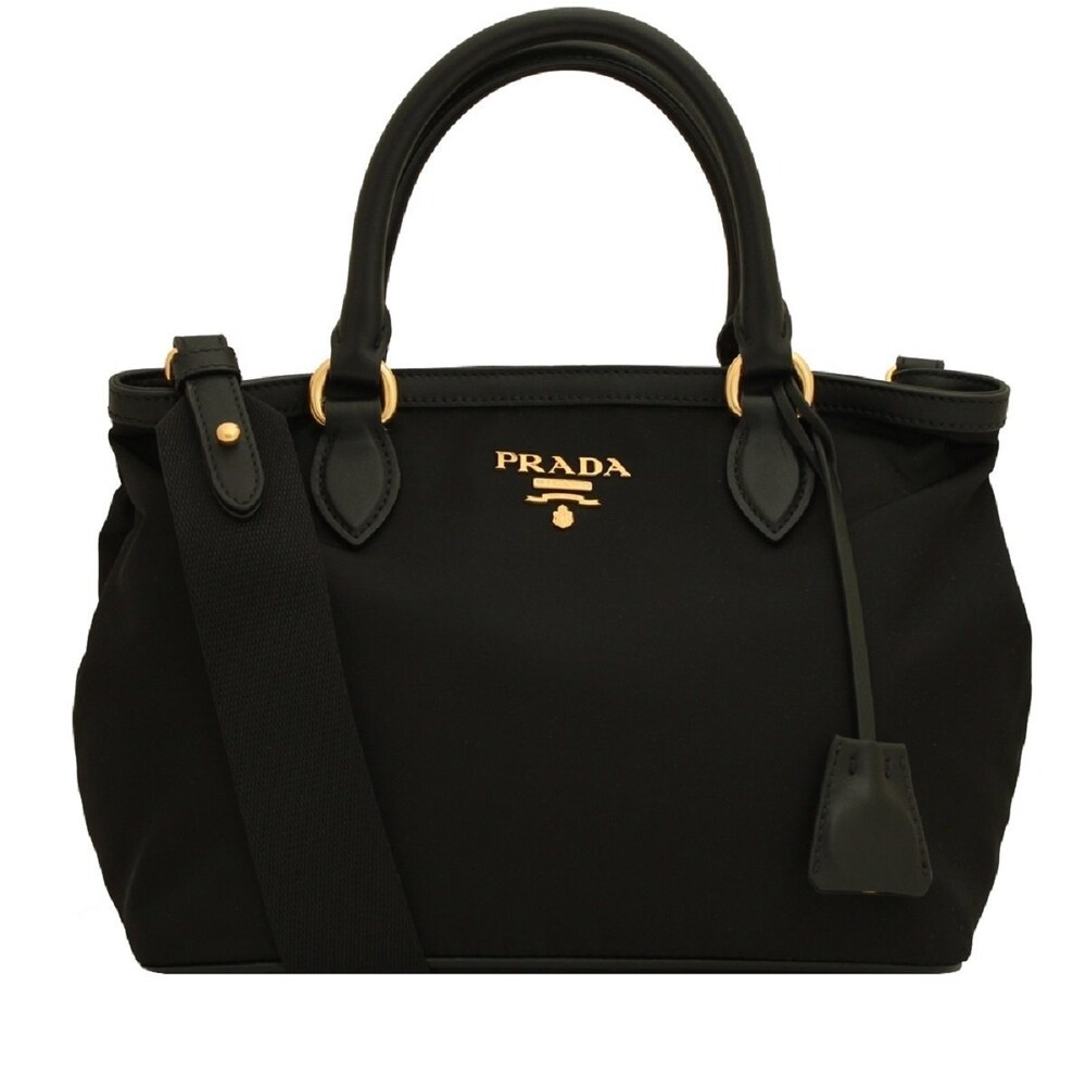 black designer handbag