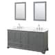 Option Dark Gray / Giotto Quartz Top / Polished Chrome