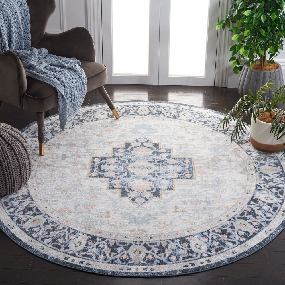 SAFAVIEH Bayside Machine Washable Helka Oriental Rug