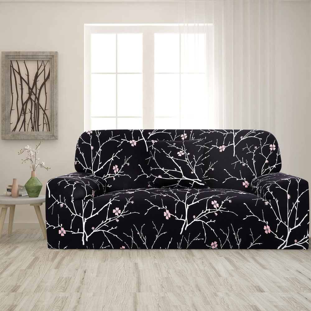 Details about   Elegant Peony Slipcover Sofa Stretch Couch Cover Bedroom Furniture Protector New 