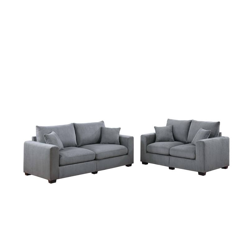 Poundex 2-Piece Sofa Set