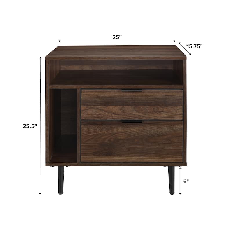 Middlebrook Modern Storage Nightstand, Set of 2
