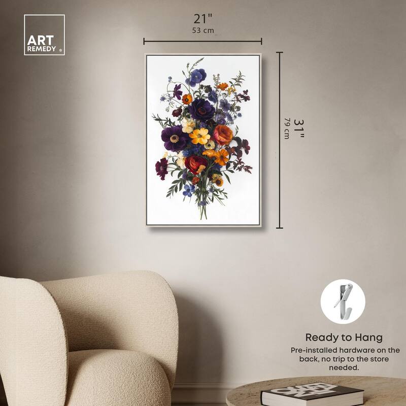 Regal Rose Riot III Canvas by Art Remedy