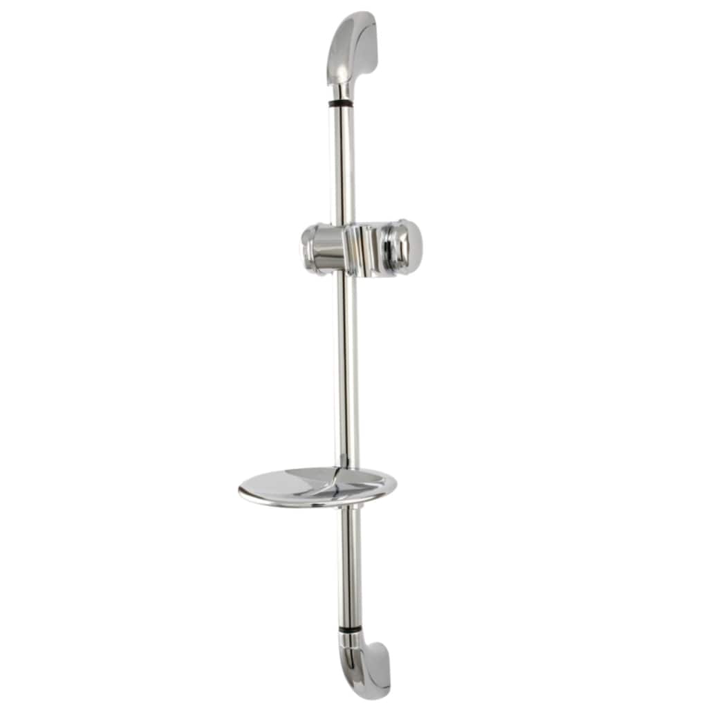 Made To Match Shower Slide Bar with Soap Dish