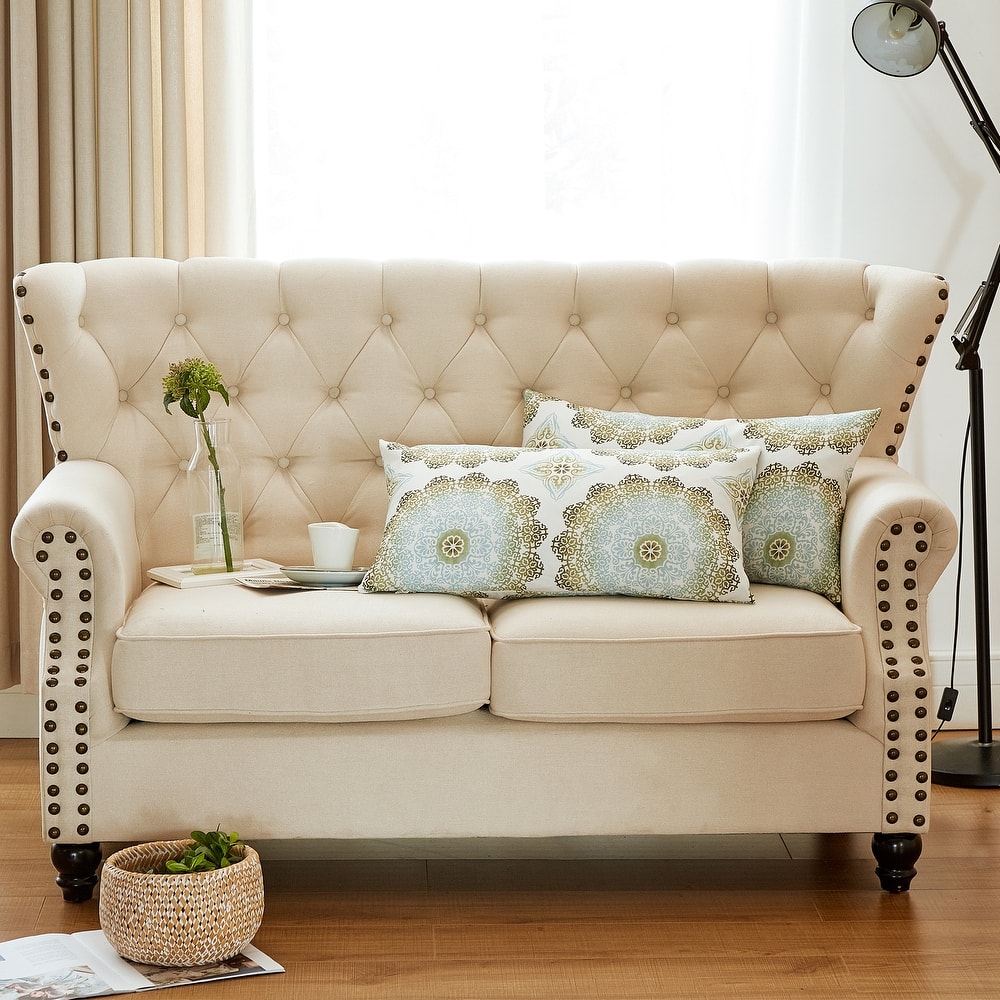 Delia Printed Pillow Shell 2 Piece Set, NO INSERT