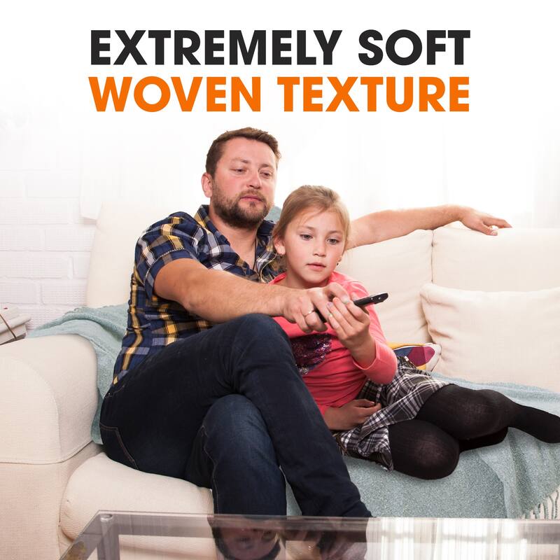 Cheer Collection Ultra Soft Knit Fringe Throw Blanket