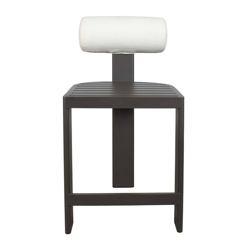 Uttermost Bolster Back Outdoor Stool