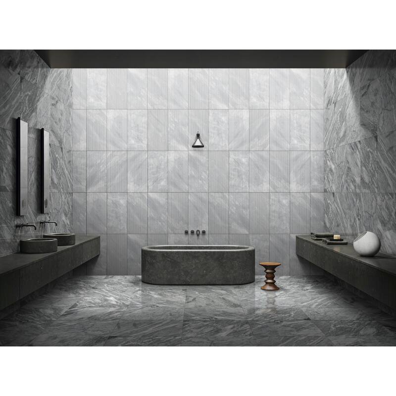 12*24 Carrara Marble, Gray marble, natural marble, real marble, for wall and floor, polished marble tile, 1 box 4 pcs