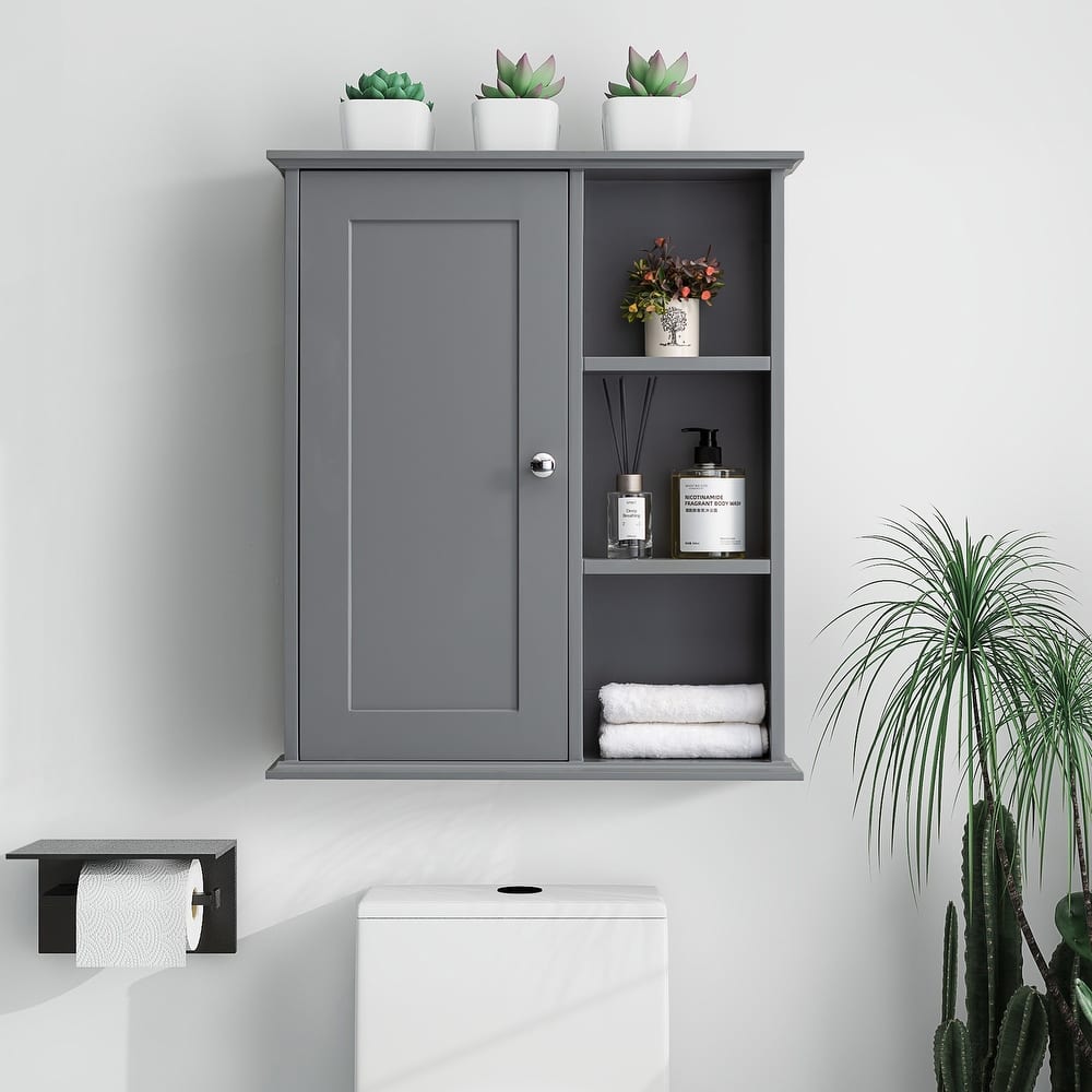 Wooden Medicine Cabinet Over The Toilet, Bathroom Wall Cabinet Storage Cabinet, Wall Mounted Storage Cabinet