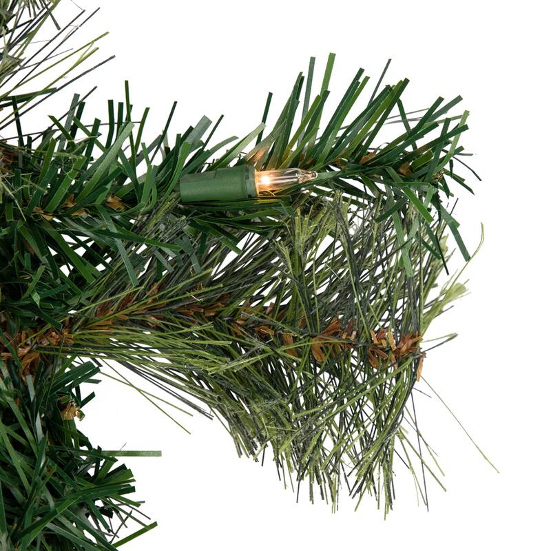 9' x 10" Oregon Cashmere Pine Artificial Christmas Garl, Clear Lights