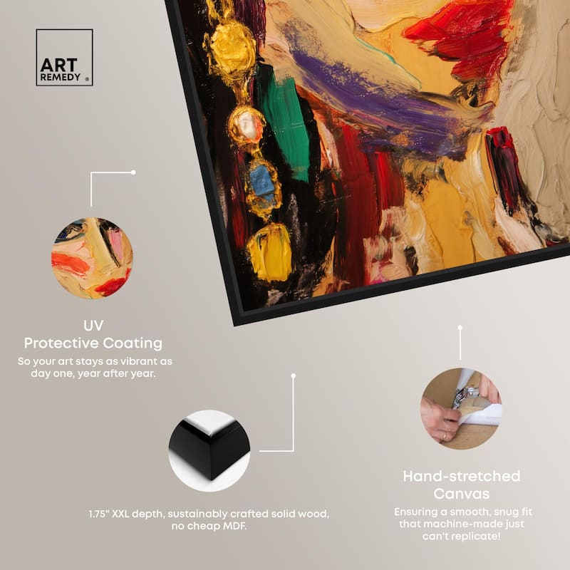 Colorful Expression I Canvas by Art Remedy