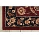 preview thumbnail 3 of 3, Nourison Hand-tufted Persian Floral Wool and Silk Burgundy Area Rug