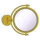 preview thumbnail 8 of 26, Allied Brass 8 Inch Wall Mounted Make-Up Mirror 5X Magnification