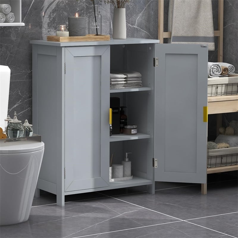 Bathroom Storage Cabinet - Grey