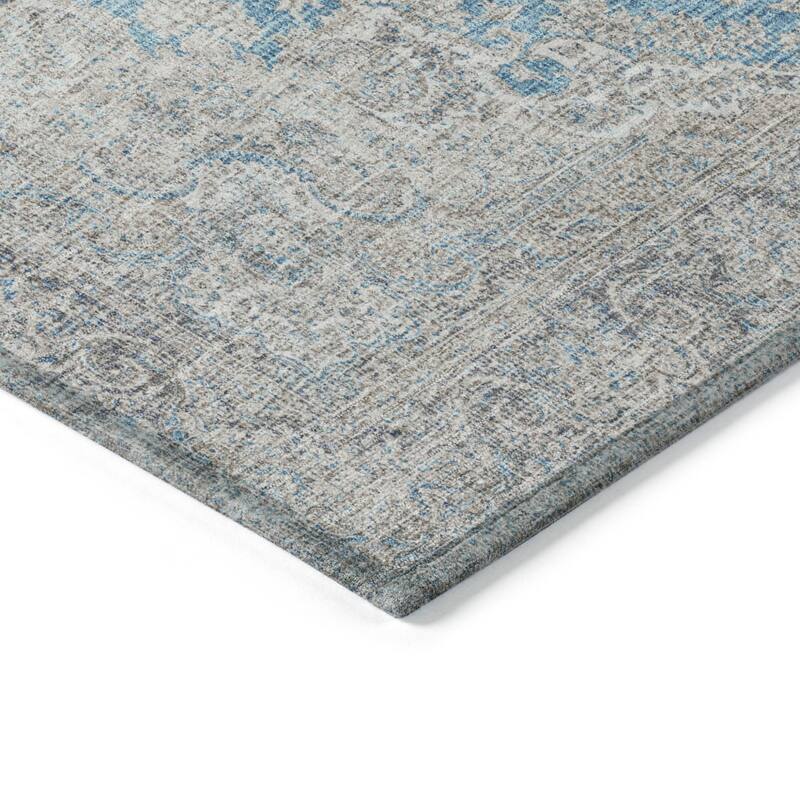 HomeRoots Oriental Traditional Rectangle Outdoor Rug