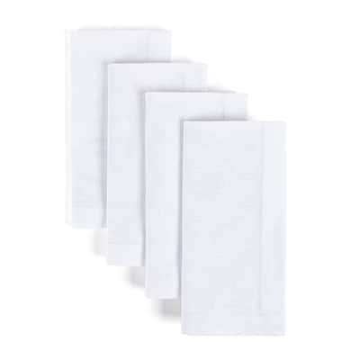 over&back Woven Chambray Cotton Cloth Napkins - Machine Washable (Set of 4)
