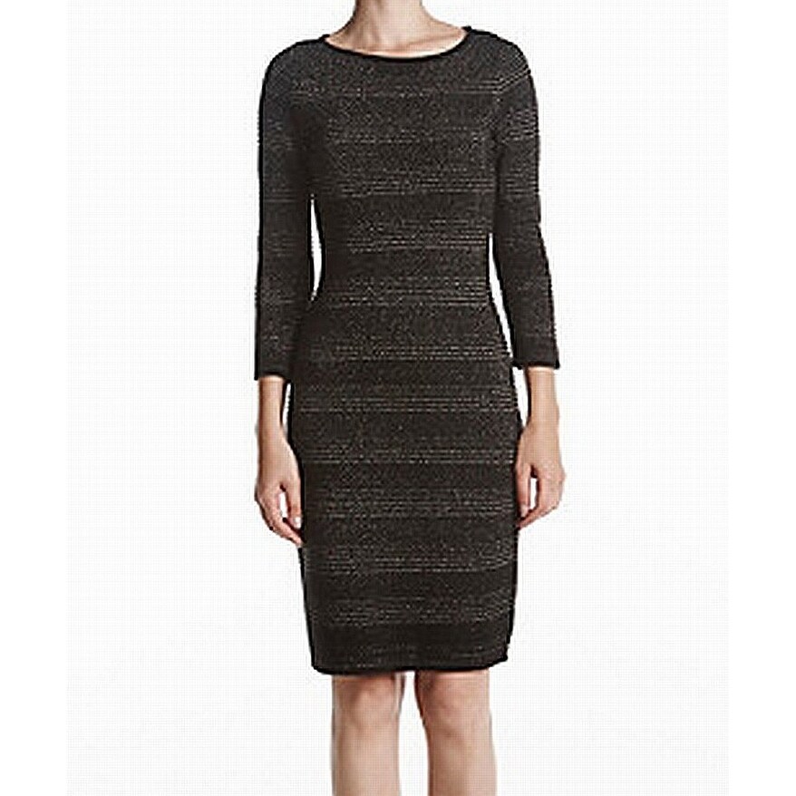 shimmer sweater dress