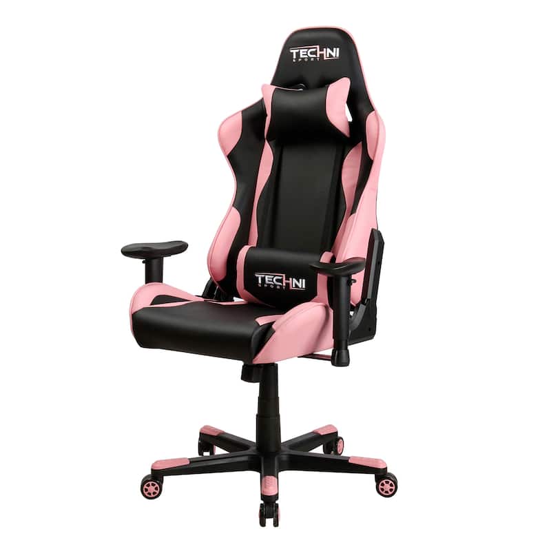 Techni Sport TS-4300 Ergonomic High Back Racer Style PC Gaming Chair for Ultimate Comfort and Support