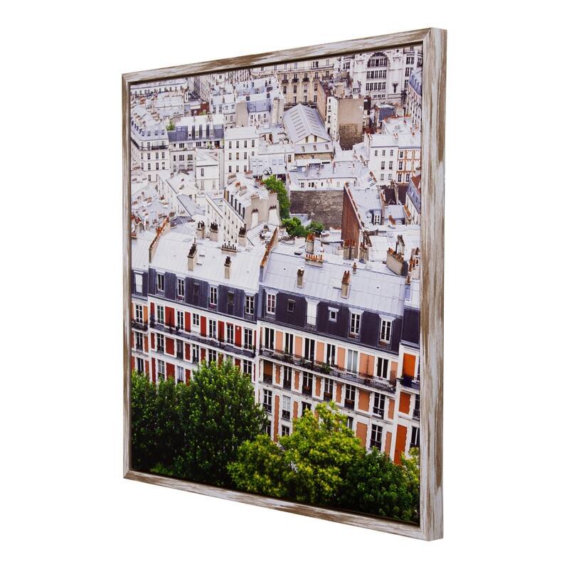 'Au Revoir II' - 32"x32" Photo by Veronica Olson, Printed on Canvas, Framed