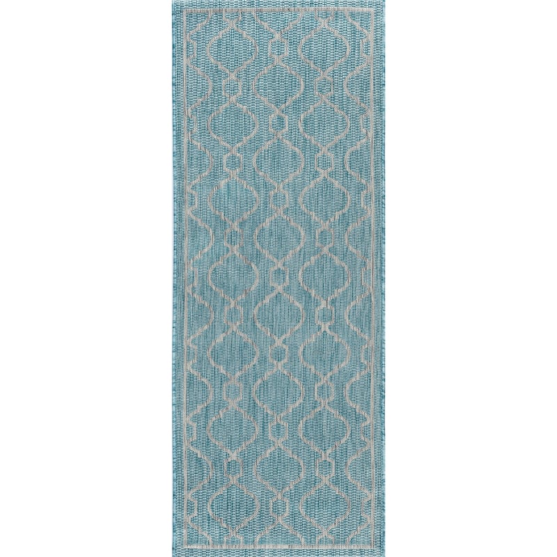 Colonnade Transitional Geometric Indoor/Outdoor Area Rug