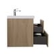 preview thumbnail 115 of 169, CASAINC Floating Bathroom Vanity with Resin Top Basin and Soft Closing Drawers