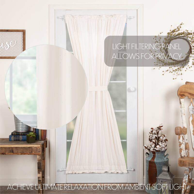 Simple Life Flax Door Panel - Door Panel 72x40 - Door Panel 72x40 - Light Creme