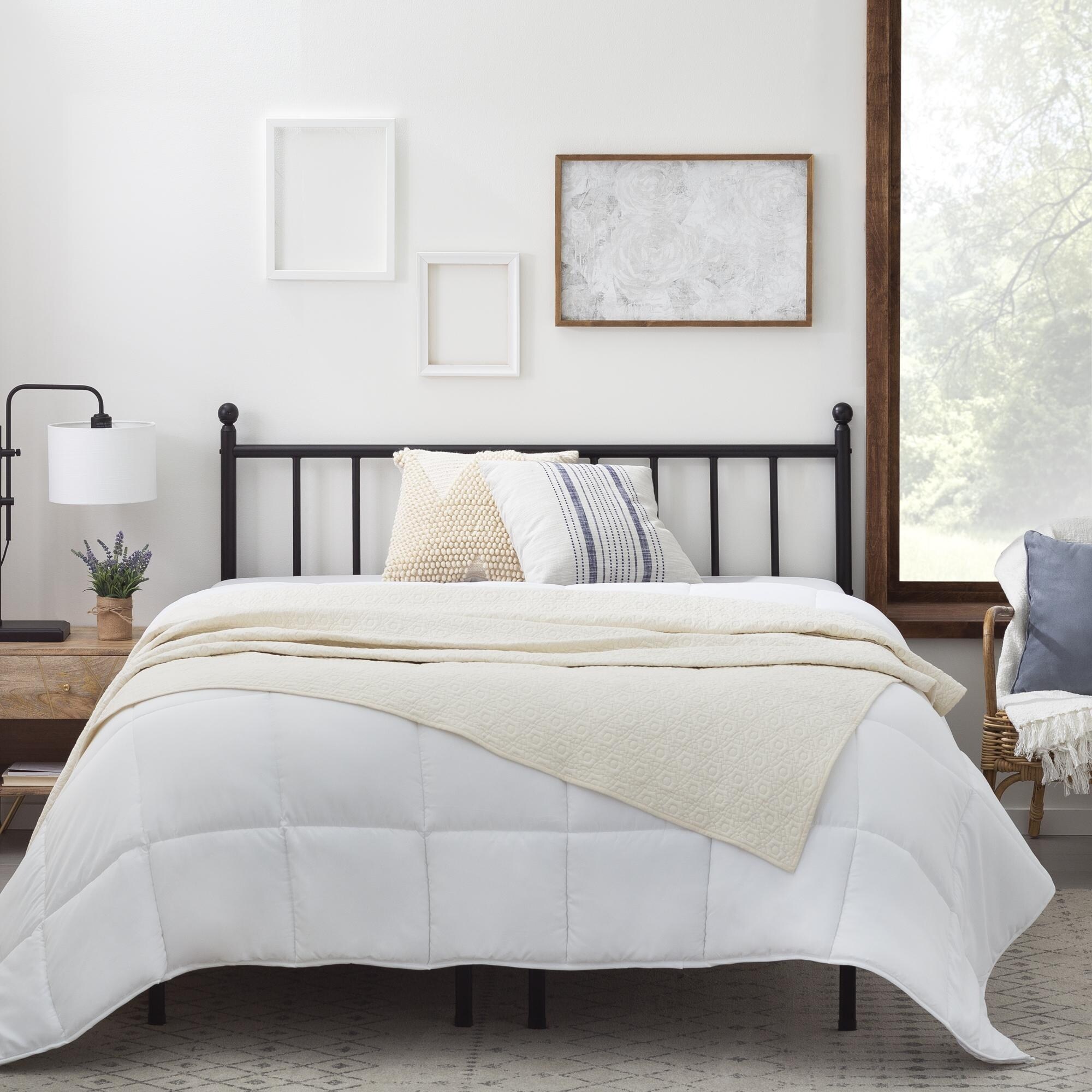 Metal bar bed deals