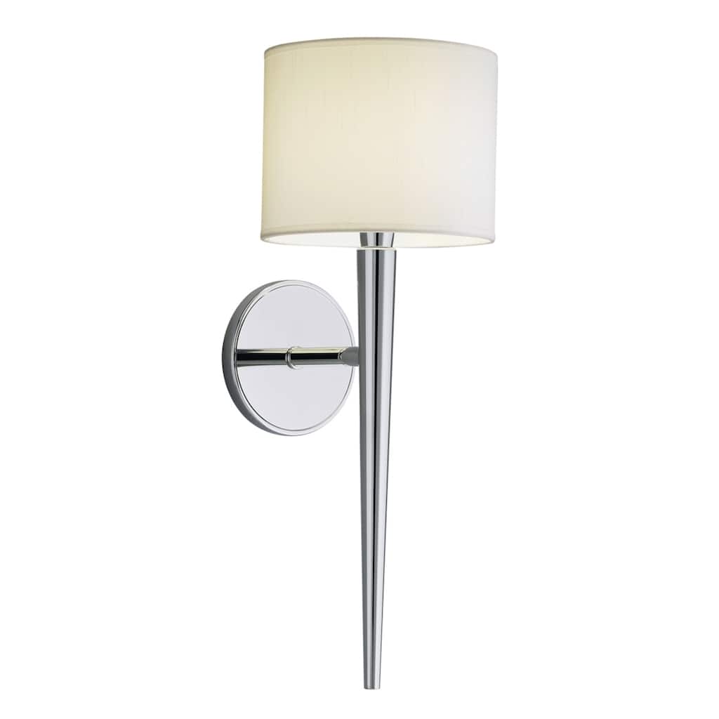 Angelica 19.5'' High 1-Light Sconce - Polished Nickel - 19.5 inch Tall