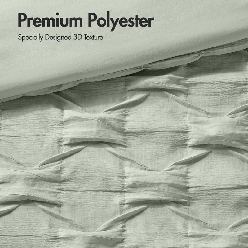 Chelsea Square Bailey Diamond Pucker Woven Comforter Set