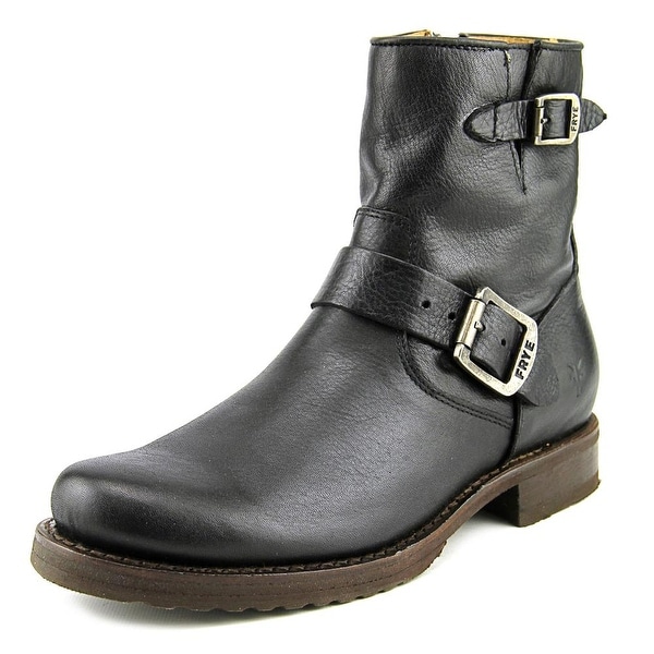 Frye Veronica 6" Shortie Women Round Toe Leather Black Boot