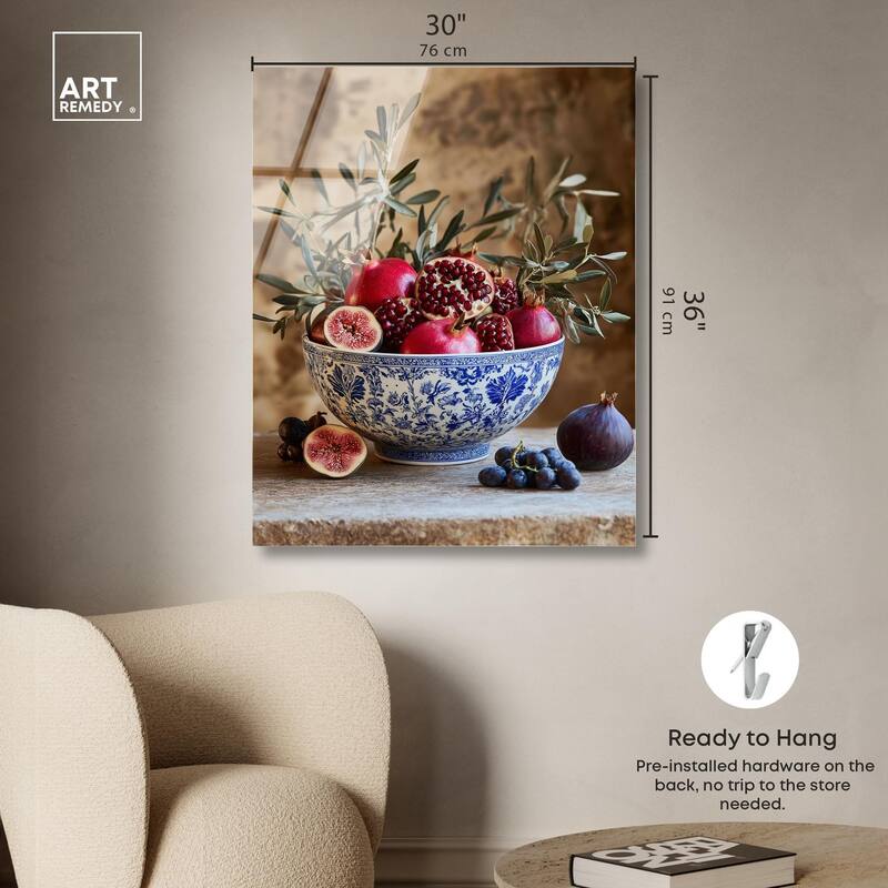 Grape Gathering Acrylic by Art Remedy, Ready to Hang