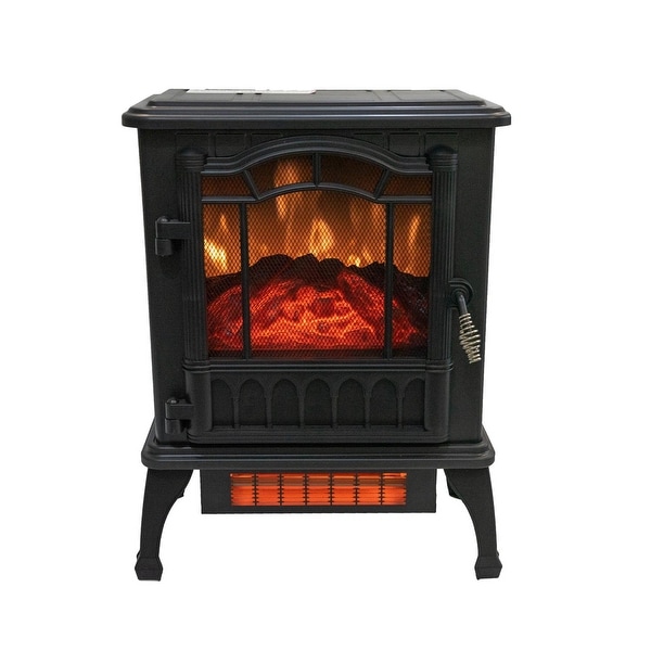 3D Electric Fireplace Stove With Infrared Quartz Heater with Life