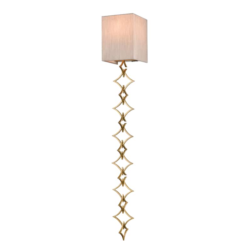 To the Point 9'' High 1-Light Sconce - Aged Brass - 9 inch Tall - Antique Brass - 9 inch Tall
