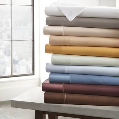 Veratex Cotton Sateen 300 Thread Count 4-Piece Sheet Set