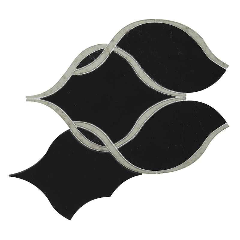 Daltile Lavaliere Natural Stone Intertwining Arabesque Mosaic (10 Pc per Carton) (7.90 Sqft per Carton)