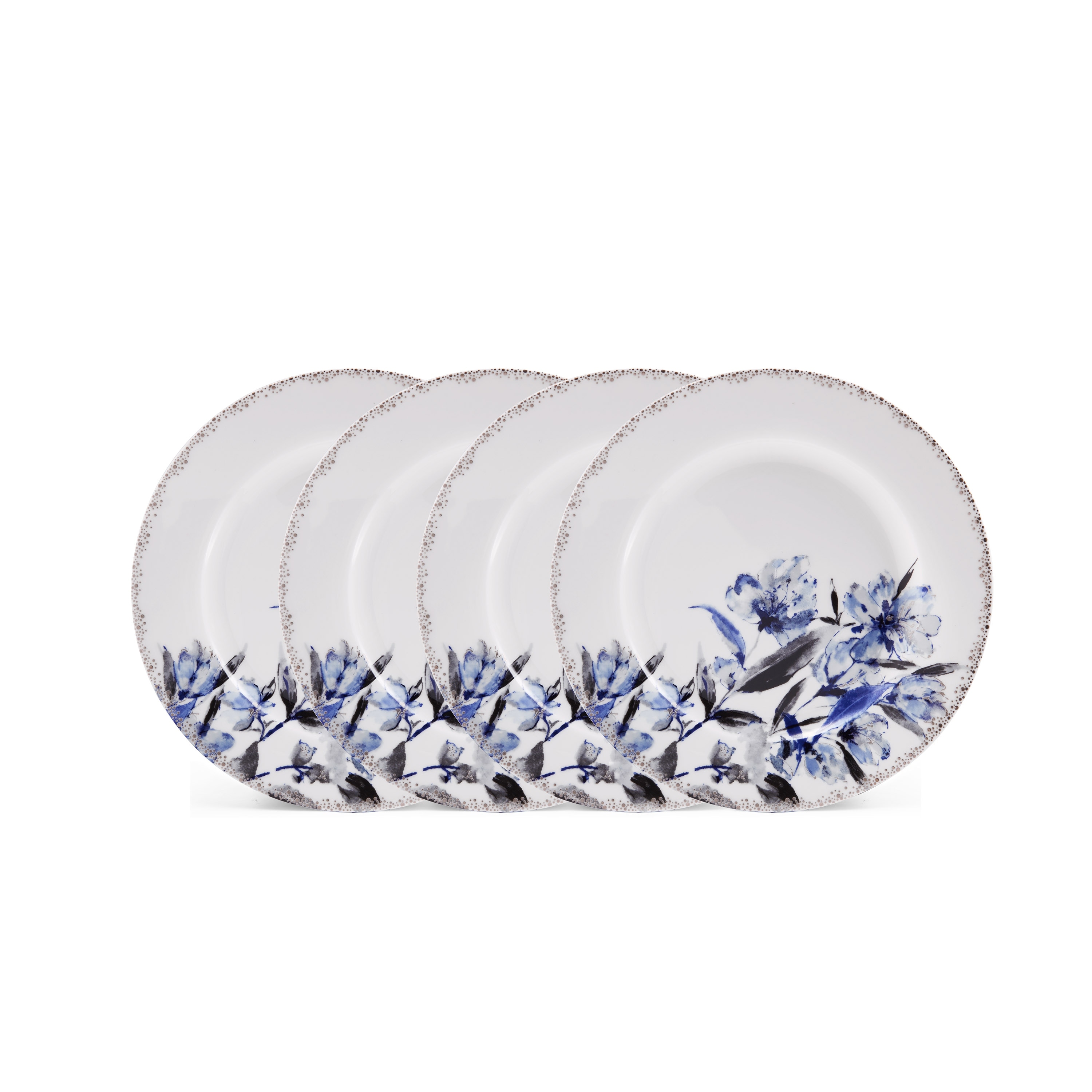 Mikasa Set of 4 Kaia Plates Salad Plates, 9 Inch - 9-in
