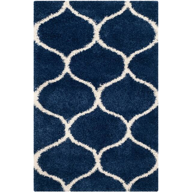 SAFAVIEH Hudson Shag Ogee Trellis 2-inch Thick Area Rug