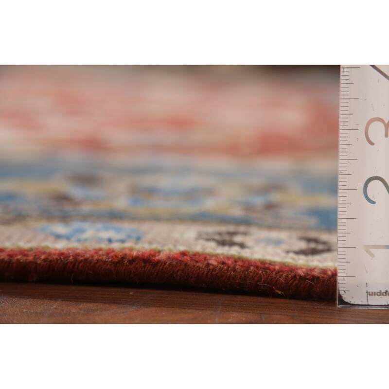 Oushak Oriental Area Rug Hand-Knotted Wool Carpet - 8'1"x 9'11"
