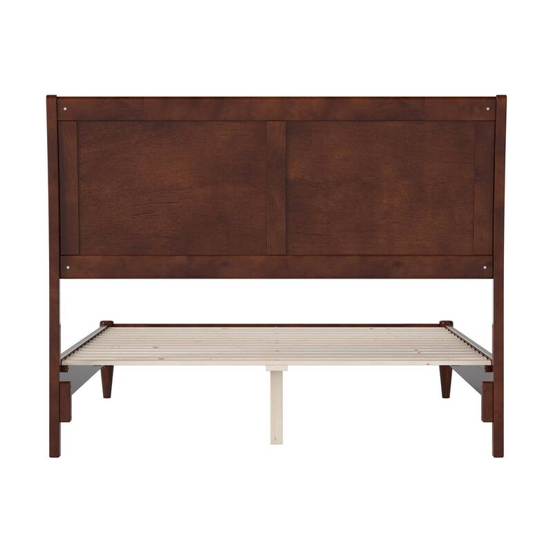 Valencia Solid Wood Low Profile Sleigh Platform Bed